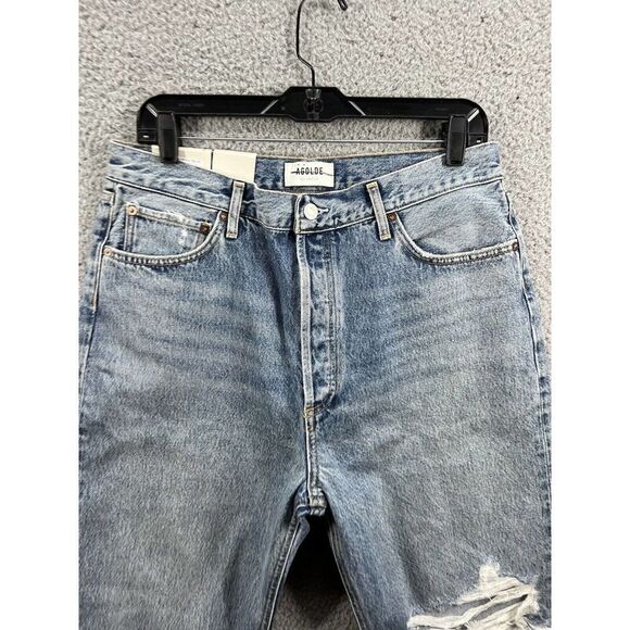 Agolde 90’s Pinch Waist High Rise Straight Size 24 in “Backdrop” - Picture 4 of 12